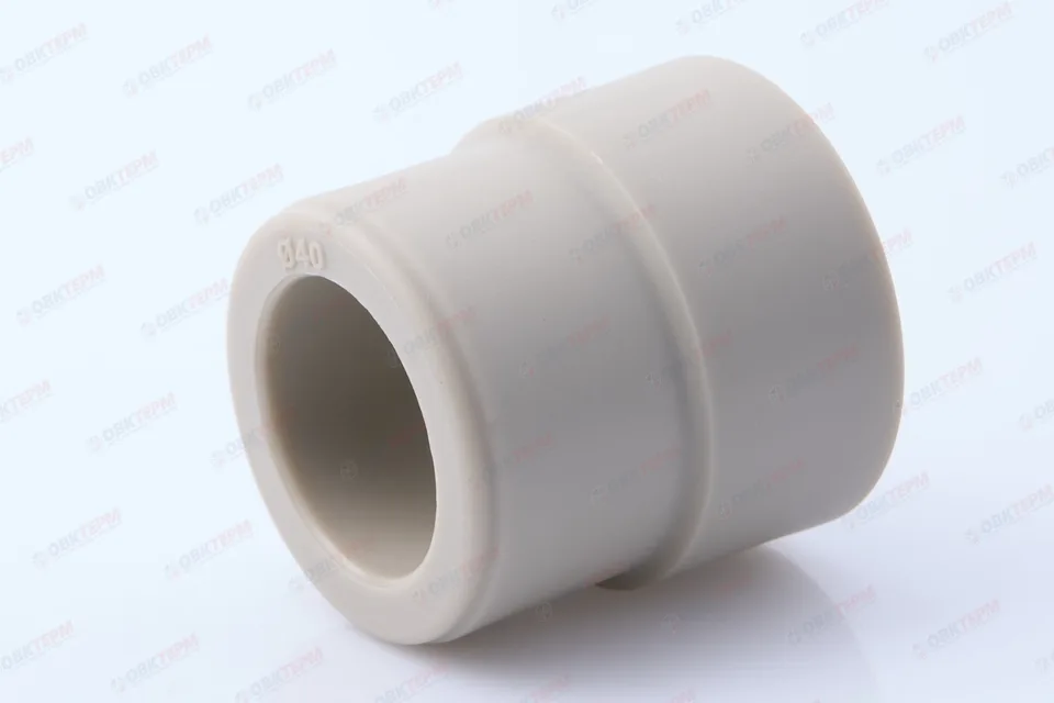 Муфта переход.  ВН  40*32   СЕРАЯ PP-R   (RTP)    (120/20)
