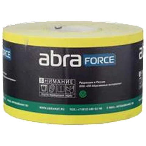 Бумага наждачная желтая 115мм х50м P240 ABRAFORCE 53093