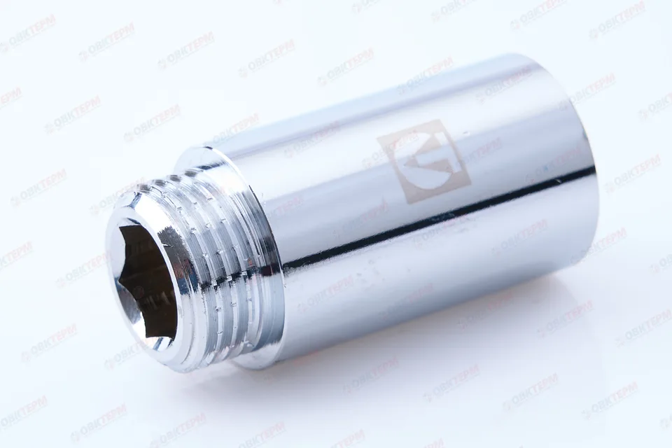 Удлинитель     1/2" вн *40 мм     хром (Valtec)   (/10шт)