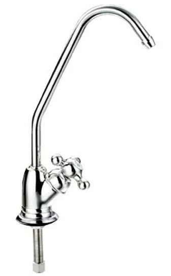 Кран F-06-2BC-L silver 1/4" (одинарный барашка) ГЕЙЗЕР