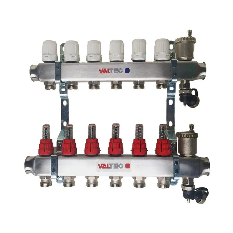 Коллект. группа  Valtec со встр. расход. в сборе  1*3 вых. Еврок.3/4