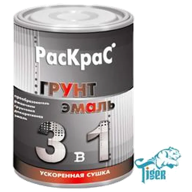 Эмаль ПФ-115 Раскрас Серый графит ral 7024, 2,6 кг (6 шт)