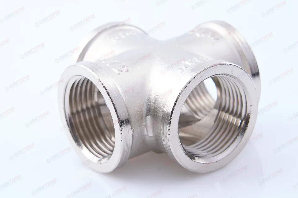 Крестовина 3/4" никель Valtec (10уп/40ящ)