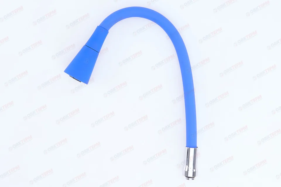 Излив силиконовый ZERIX SPS-02 BLUE под гайку (50 шт/ящ)