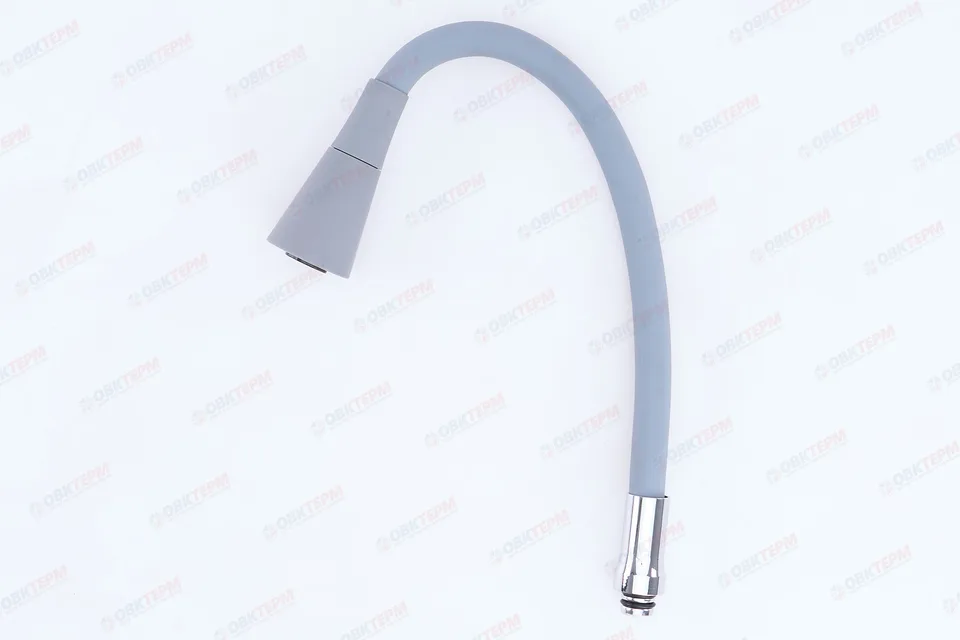 Излив силиконовый ZERIX SPS-02 GRAY под гайку (50 шт/ящ)