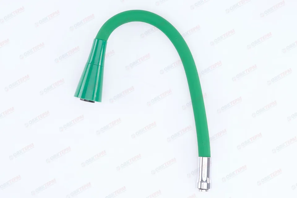 Излив силиконовый ZERIX SPS-02 GREEN под гайку (50 шт/ящ)