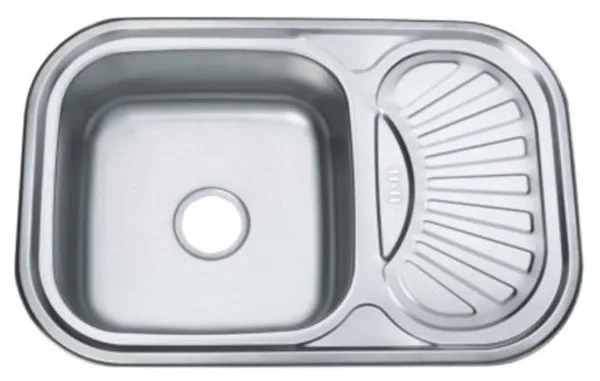 ZERIX мойка Z7549-08-180D (decor) ВРЕЗНАЯ /сифон (10шт/ящ)