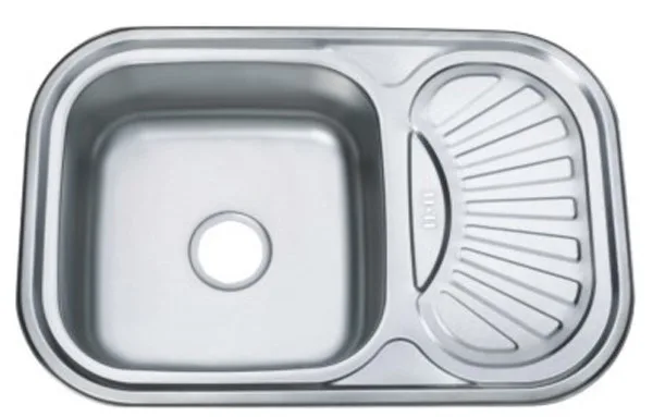 ZERIX мойка Z7549-08-180E (SATIN) ВРЕЗНАЯ /сифон (10шт/ящ)