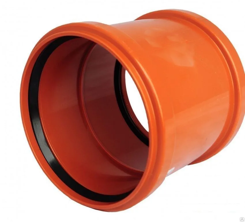 Муфта   110  (рыжая) BF Plastek  (20 шт)