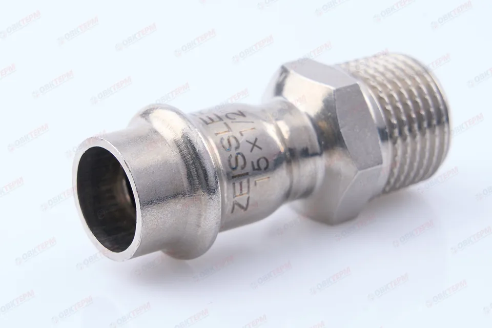 Муфта пресс из нерж.ст. 15 х 1/2"Н TIM (220/5)