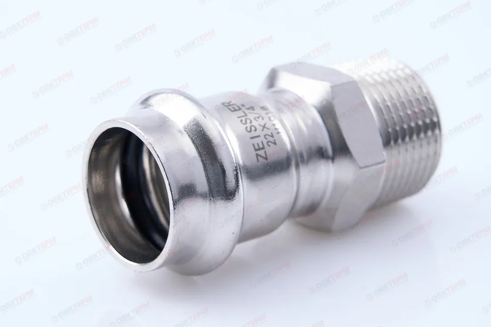 Муфта пресс из нерж.ст.  22 х 3/4"Н   TIM  (110/5)