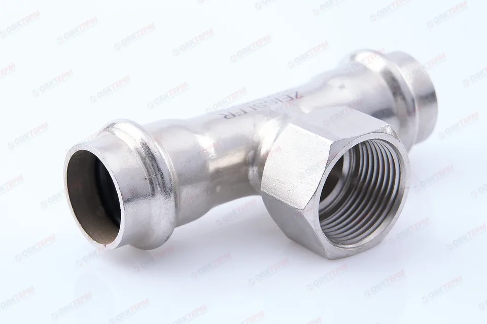 Тройник пресс из нерж.ст. 22 х 3/4"В х 22 TIM (40/5)