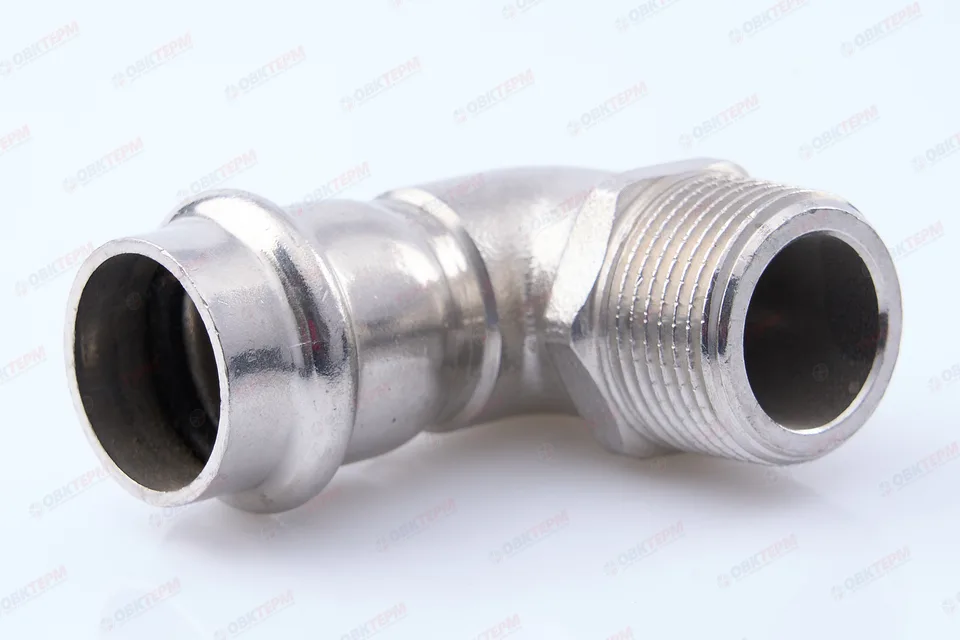 Угол пресс из нерж.ст.  22 х 3/4"Н    TIM  (80/5)