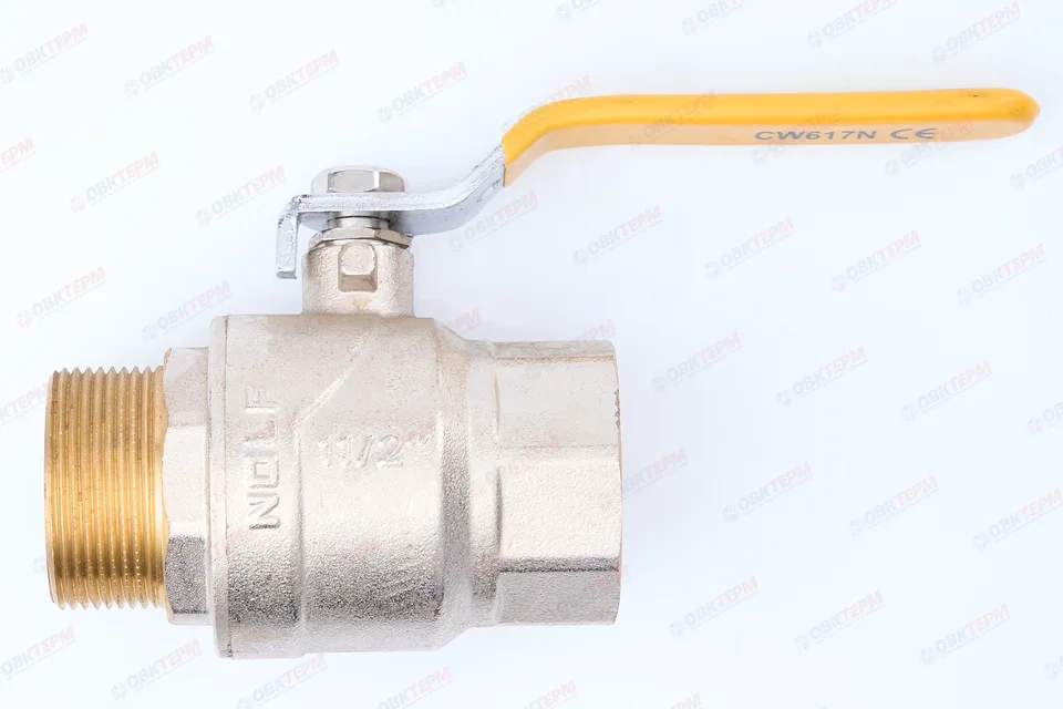 Кран шаровый KOER/NOLF ГАЗ 1 1/2" ВН ручка усиленный (8)