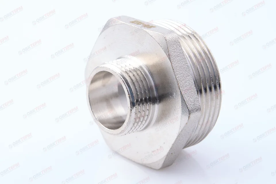 Ниппель 1 1/2" -    3/4"  Никель TIM                   (70/5)
