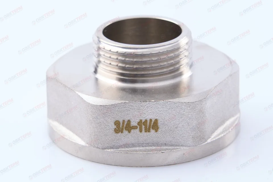 Переходник  1 1/4" -  3/4"  Никель TIM                   (100/5)