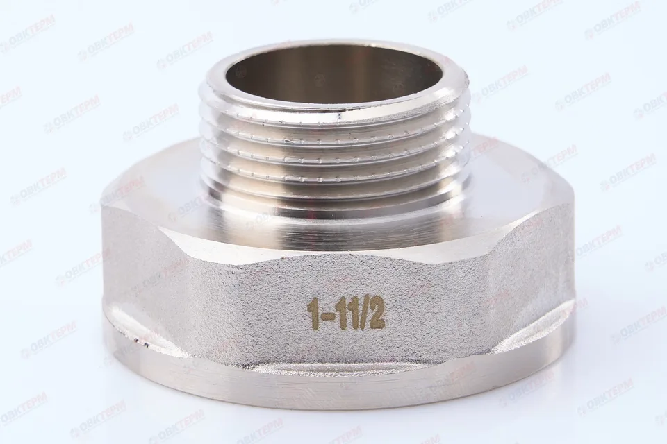 Переходник 1 1/2" - 1"  Никель TIM                   (70/5)