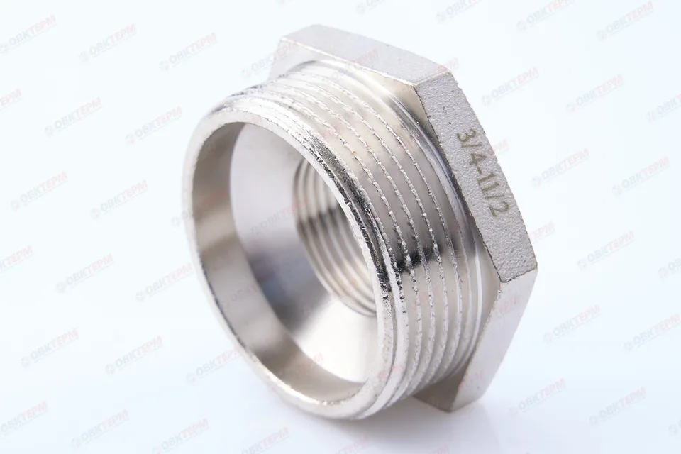 Футорка 1 1/2" -   3/4"   Никель TIM                   (65/5)