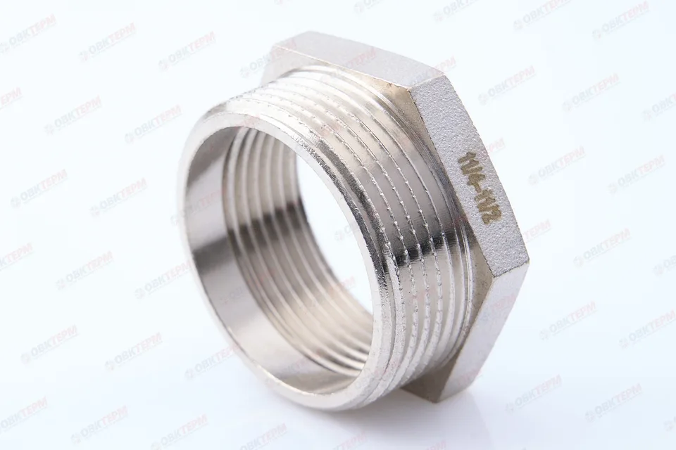 Футорка 1 1/2" - 1 1/4"   Никель TIM                   (65/5)