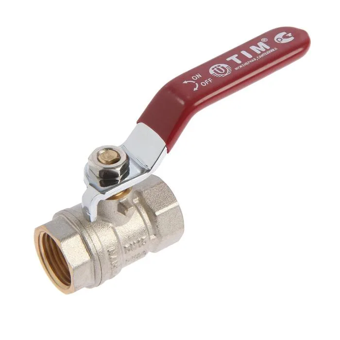 Кран шаровый     TIM      3/4" ВВ   ручка    "STANDARD"          (36/12 шт)