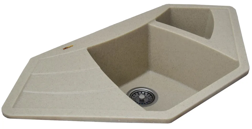 Мойка КАРАВАН Модель РУАНДА (двухчашечная) 980*500*200(130) мм ПЕСОК