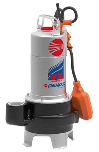 Насос фекальный  VX 15 /35 каб. 10м Pedrollo  (1.1кВт/500л.м./13м.)   3х380