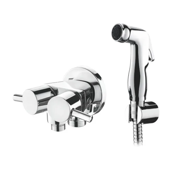 Смеситель с гигиеническим душем ZERIX BIDET-004  (10 шт/ящ)