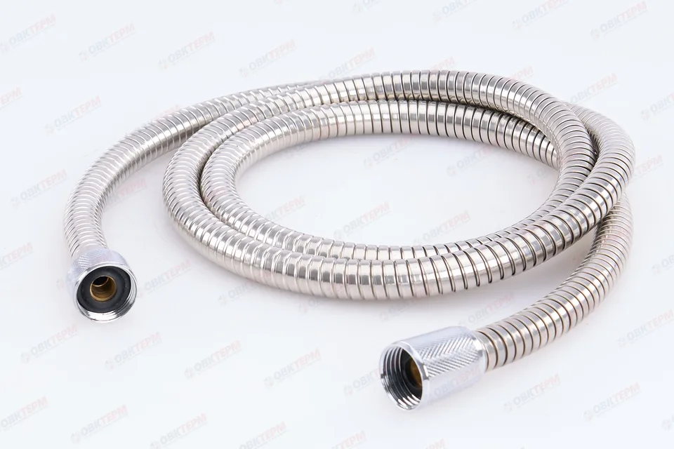 Шланг д/душа ZERIX Chr.F01 нерж сталь /растяжной /150-200 см (48 шт/ящ)