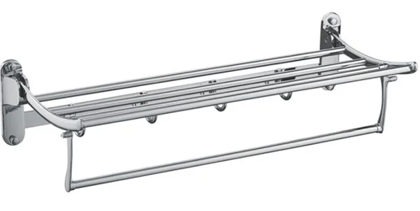 Полка откидная с крючками 60 см ZERIX LR809 (10 шт/ящ)