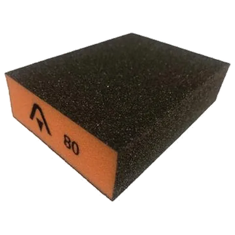Шлифовальный блок Interflex 98х69х25мм, 4-х сторонний Р80 (100шт)
