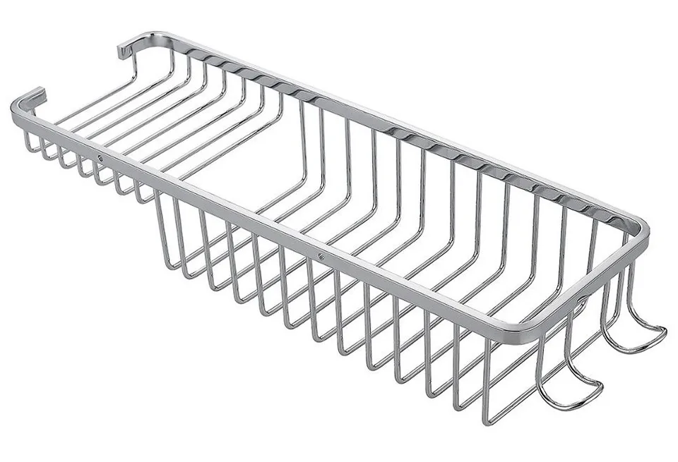 Полка прямоугольная (решетка) 350х130мм ZERIX LR338 (20 шт/ящ)