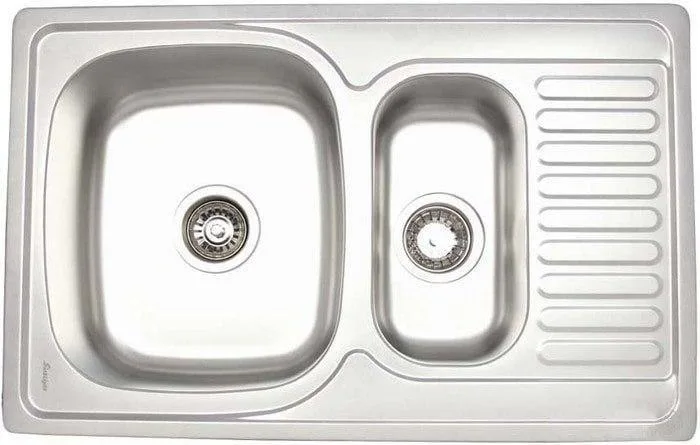 ZERIX мойка Z7850-08-180MD (micro decor) ВРЕЗНАЯ /сифон (5шт/ящ)