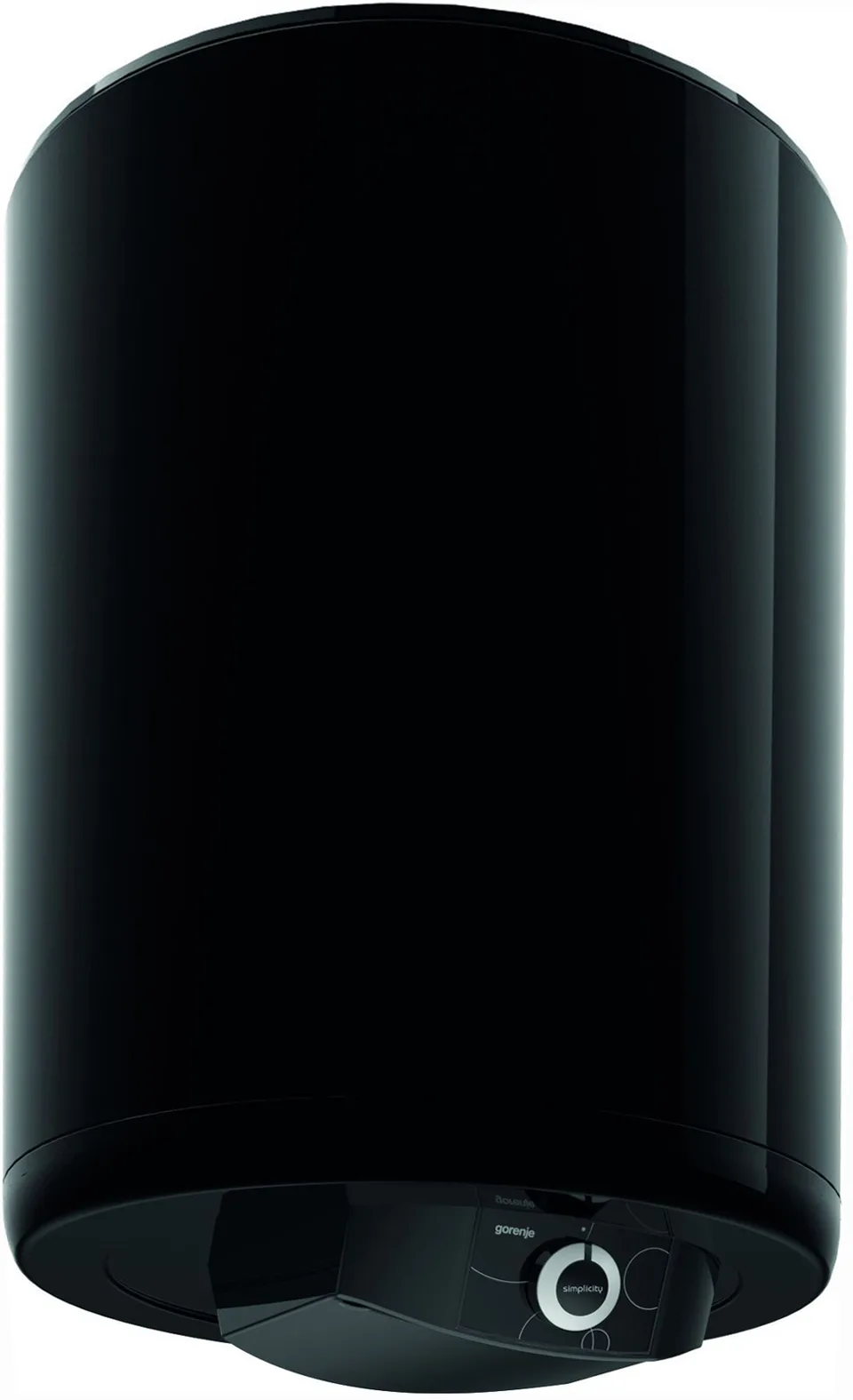 Бойлер   Gorenje  GBFU   80 SIMB B6  (2 сухих тэна по 1 кВт, унив.монтаж,черный в80.3, ш45.4, г46.1)