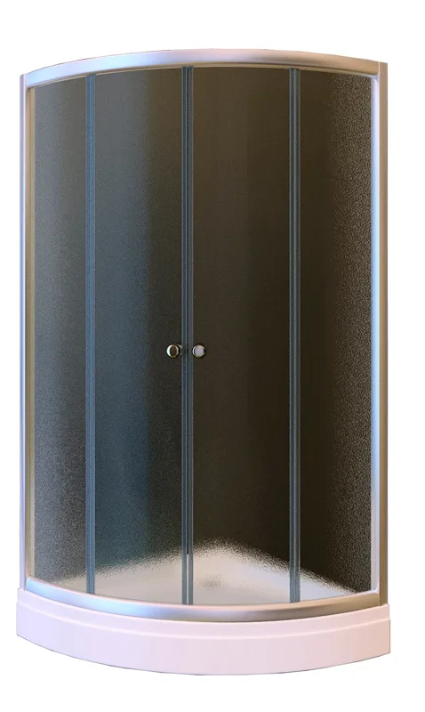 Душ угол EvaGold 80*80 низ под риф ст, 2 к