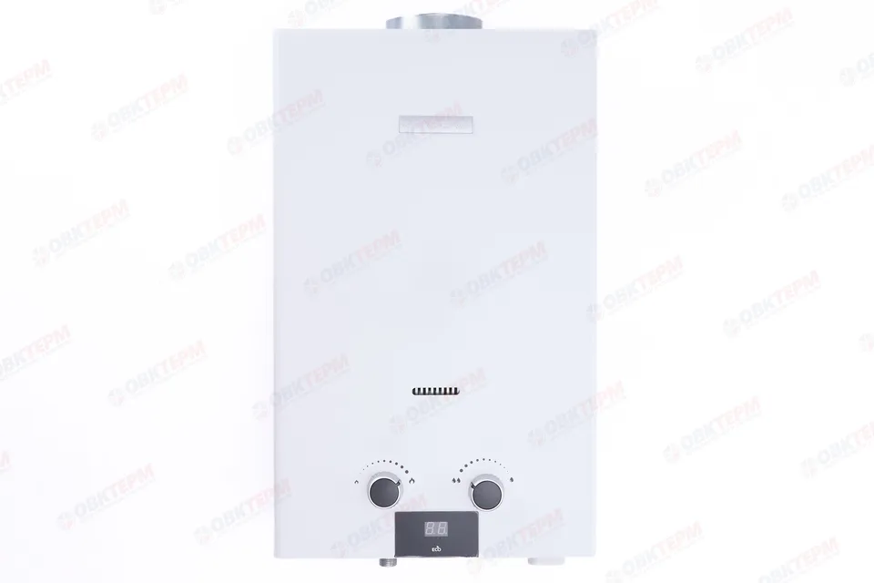 Колонка газовая  GENBERG 110.01  ECO   10л. БЕЛАЯ  (ШxВxГ) 340x590x150 мм