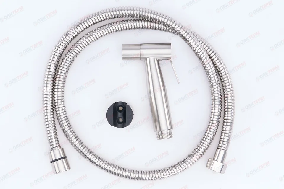 Набор д/гигиен.душа ZERIX BIDET SET-005 SUS из нерж. стали SUS304 (50 шт/ящ)