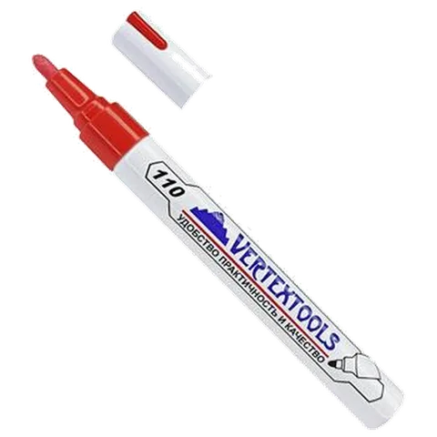 Маркер Краска VERTEX 4мм (12/576шт) Красный (арт.0020-03)