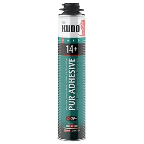 КУДО KUPP10UAPS Клей-пена полиуретановый монтажный всесезонный KUDO PRO 14+, 1000мл (12 шт/уп)