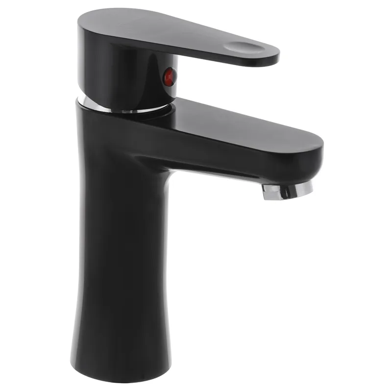 Смеситель для умывальника, PLAMIX VEGA-001 Black, (без подводки) (20шт/ящ)