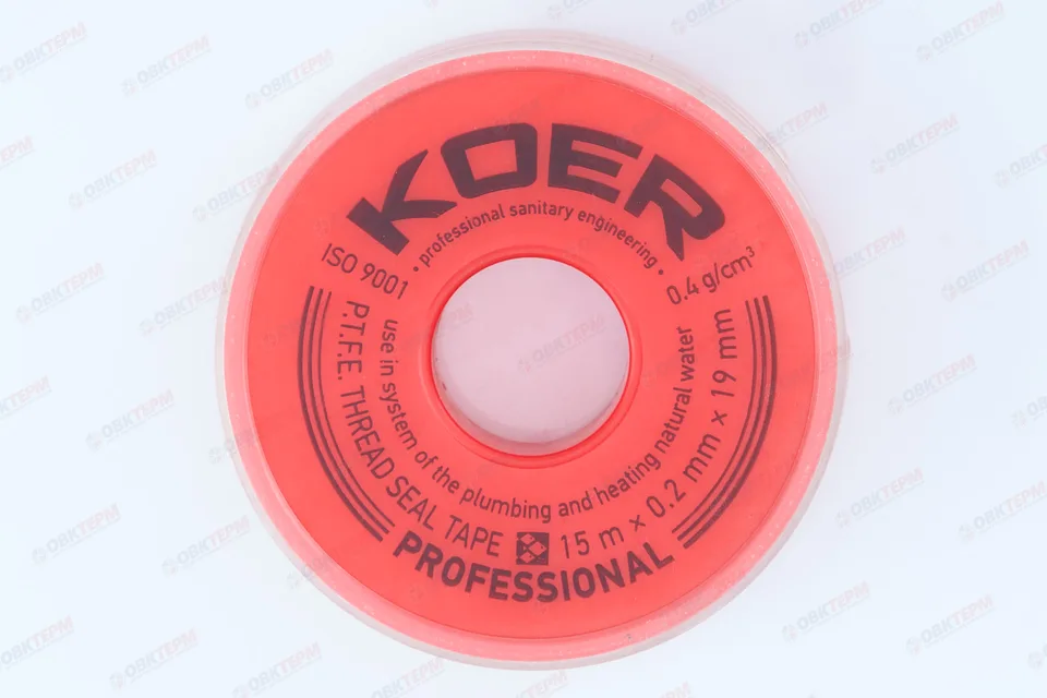 Фум KOER 15метров STР-11 PRO WATER (250/ 5 шт)