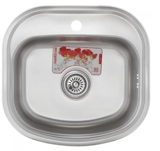ZERIX мойка Z4947-08-180MD (micro decor) ВРЕЗНАЯ /сифон (10шт/ящ)