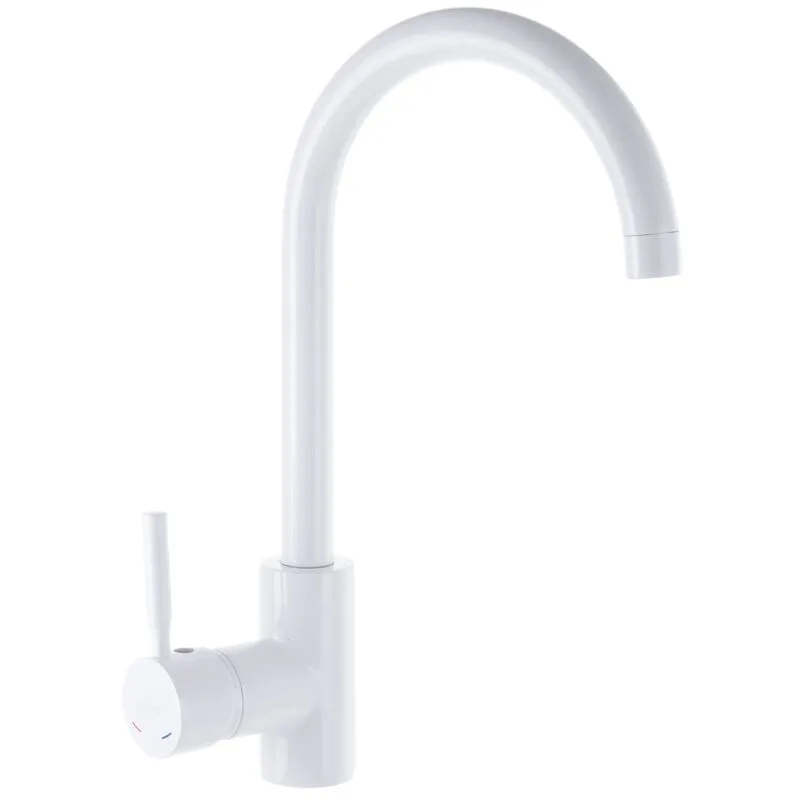 Смеситель д/кухни MIXXUS PREMIUM HANS 011 WHITE Ø35 (8 шт/ящ)