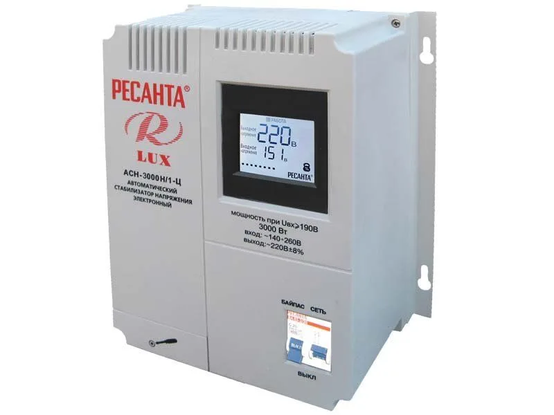 Стабилизатор ACH НАСТЕННЫЙ  -  5000 Н/1-Ц Lux  Ресанта