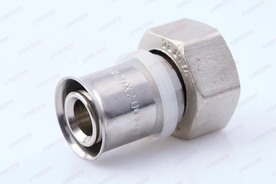 Соединитель  пресс с накидной гайкой Valtec 20*3/4            (10шт)
