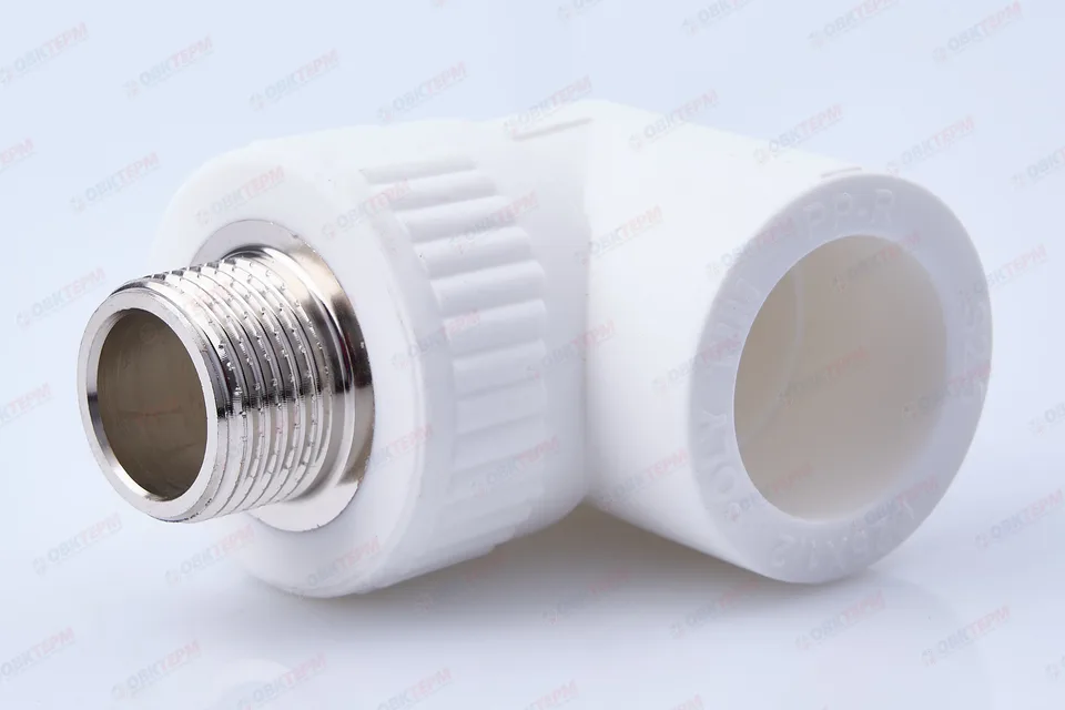 Угол с МРН  25 * 1/2"       (белый)   (100/10)  (TIM)