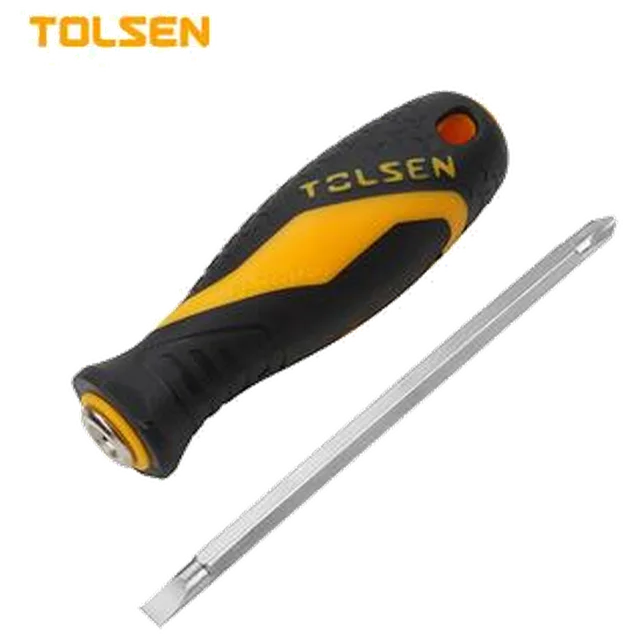 Отвертка двухсторонняя 2 в 1, 6.35х135мм PH2+SL6mm  TOLSEN