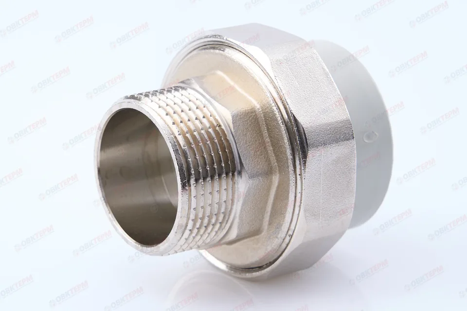Разборное соединение 40 * 1 1/4" н СЕРОЕ (PRO AQUA) (25/5)