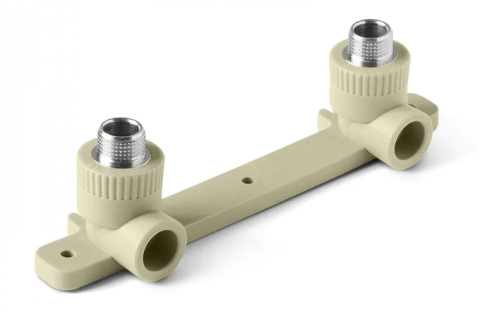 Планка монтажная в сборе 20 * 1/2"н   СЕРАЯ   (PRO AQUA)    (24/8)