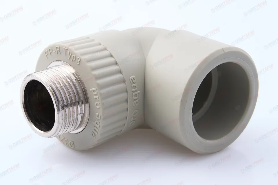 Угол с МРН 32 * 3/4" СЕРЫЙ (PRO AQUA) (40/10)