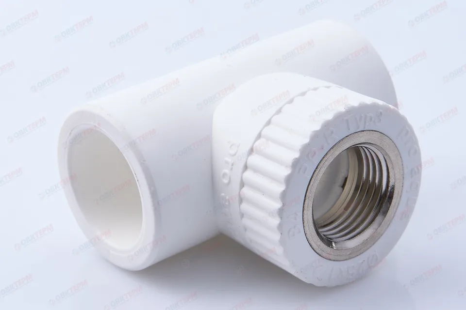 Тройник с МРВ 25 * 1/2" * 25   БЕЛЫЙ   (PRO AQUA)     (100/10)
